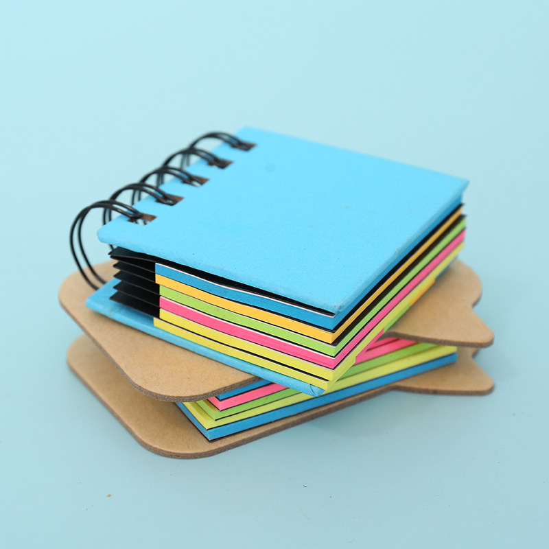 Наклейки coil post-it notes n times с логотипом, напечатанным на заказ своими руками, комбинация заметок с логотипом, рекламные подарки, выполненные на заказ высококлассные выставки