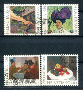 Современные марки, шапка, Швейцария, 1986 года