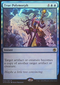 Magic: The Gathering Английский Японский Flash True Polymorph Forgotten Realms True Polymorph