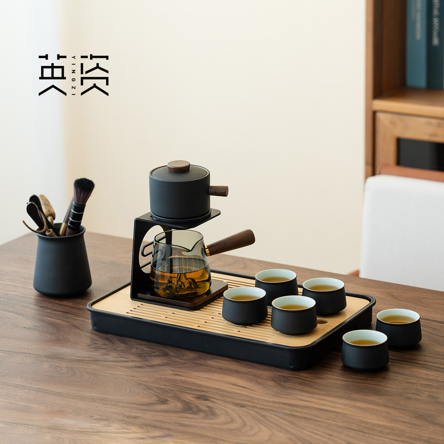 Принадлежащий британцам автоматический чайный сервиз Zen, набор для приготовления ленивого чая, чайный сервиз Кунг-фу, полный набор элитных подарков для иностранцев, подарочная коробка