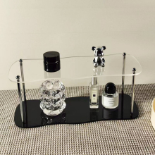 Acrylic mug holder perfume fragrance shelf