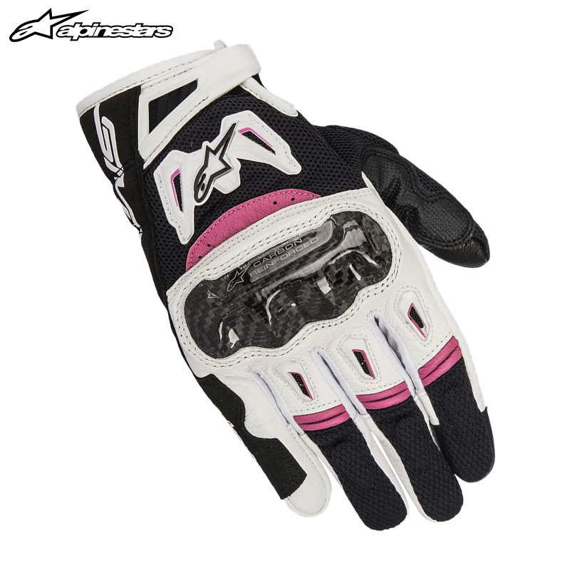 женские перчатки для верховой езды на мотоцикле a star alpinestars весенне-летние дышащие мотоциклетные перчатки из углеродного волокна SMX-2