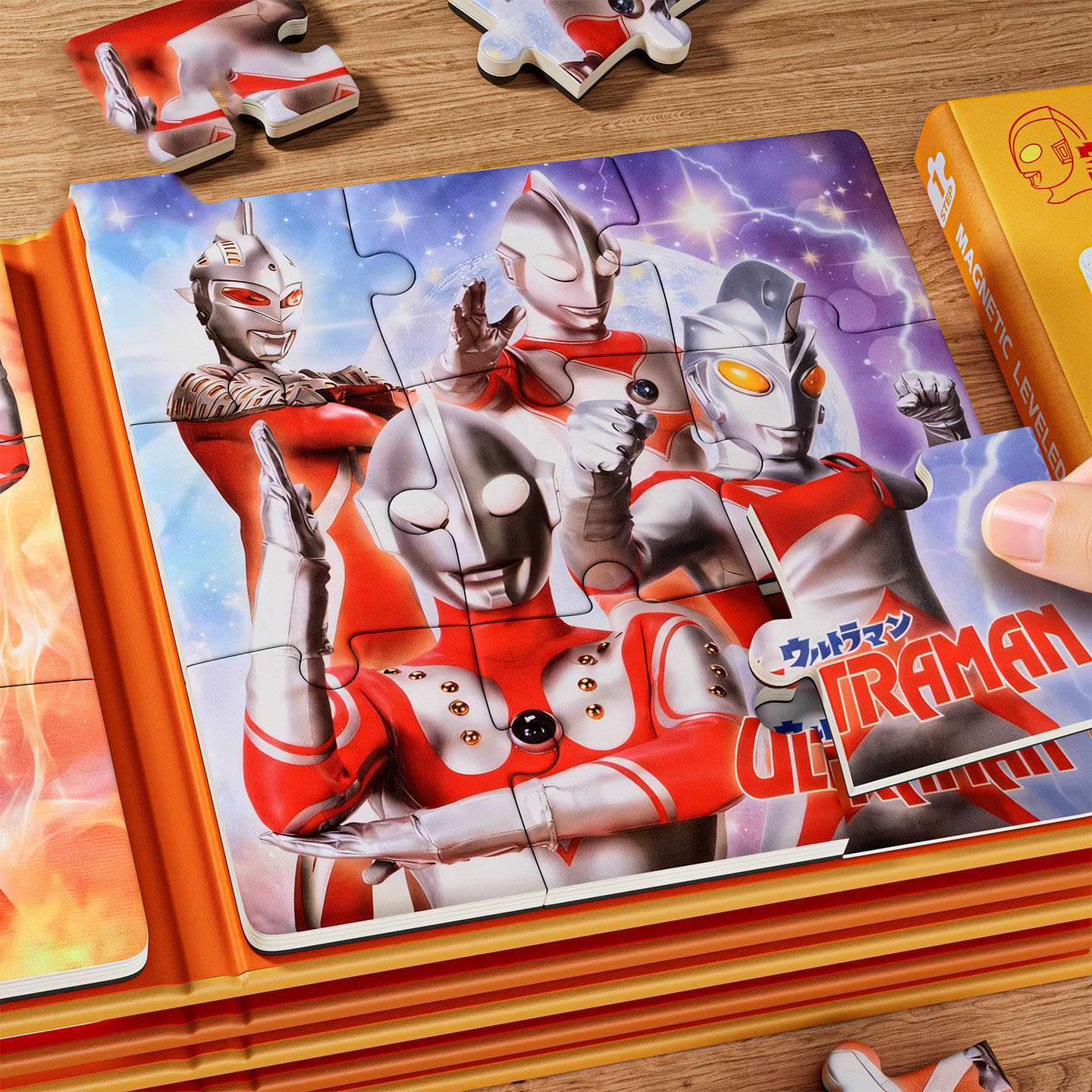 Немецкая магнитная головоломка Ultraman для детей от 3 до 6 лет, развивающая магнитная игрушка для интеллектуального развития ребенка, подарок на день рождения