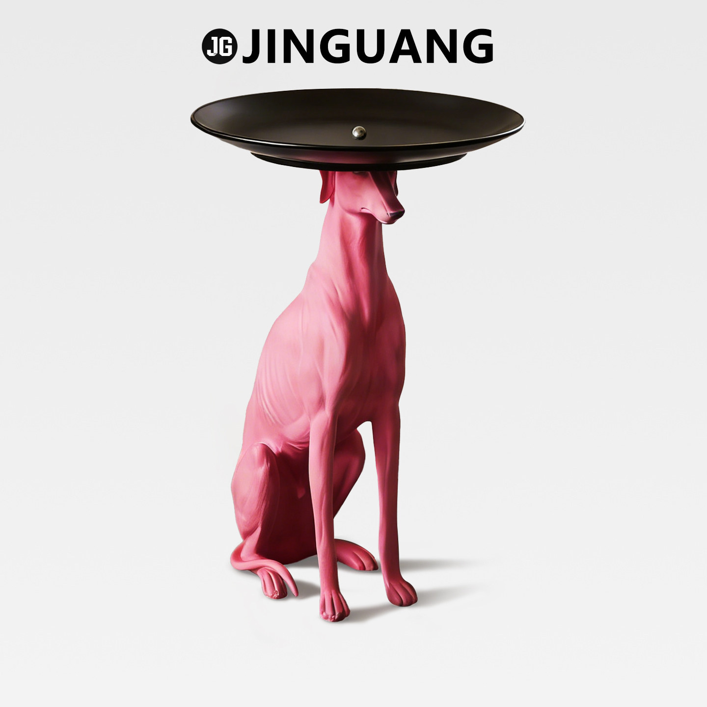 Творческое животное Jingguang, собака, украшение пола, высококачественное ощущение гостиной, боковое украшение дивана, домашнее мягкое украшение, художественная скульптура