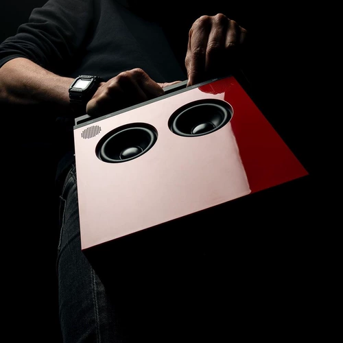 OB-4 Clac Red Teenage Engineering Wireless Portable Bluetooth Audio