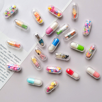 Villain capsule fruit capsule simulation diy mobile phone case hairpin material material accessories handmade decorative jewelry