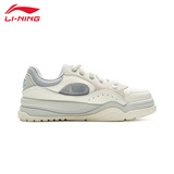 Li Ning Buou/ женские кроссовки в стиле ретро; белая повседневная обувь на шнуровке; модная универсальная удобная нескользящая спортивная обувь с низким берцем