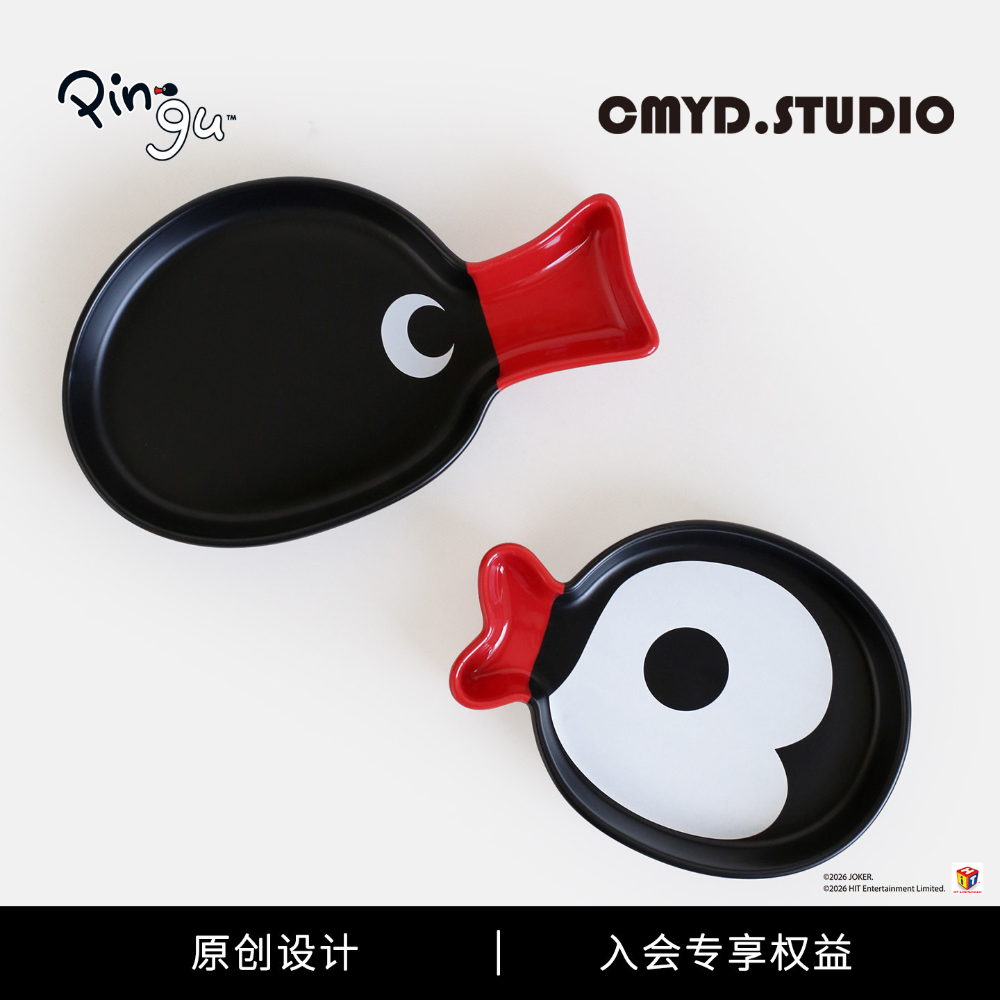 CMYD* Pingu Милая тарелка для рта Dudu бытовая керамическая тарелка для завтрака, десерта, салата, посуда на День рождения, подарок