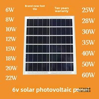 Brand new polycrystalline 6V photovoltaic solar panel high power 60W sunlight charging mobile phone battery solar light accessories