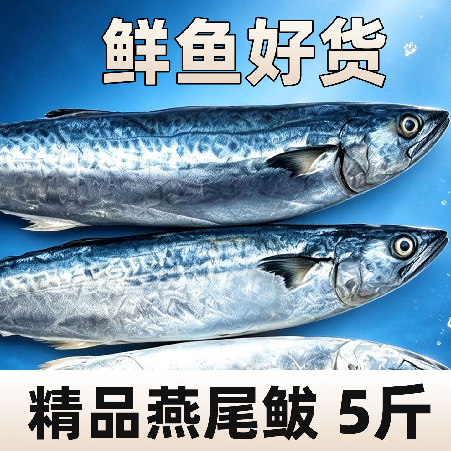 Шаньдунская испанская скумбрия, свежая морская рыба, пойманная дикой малазийской акулой, в упаковке по 5 кг без покрытия льдом...