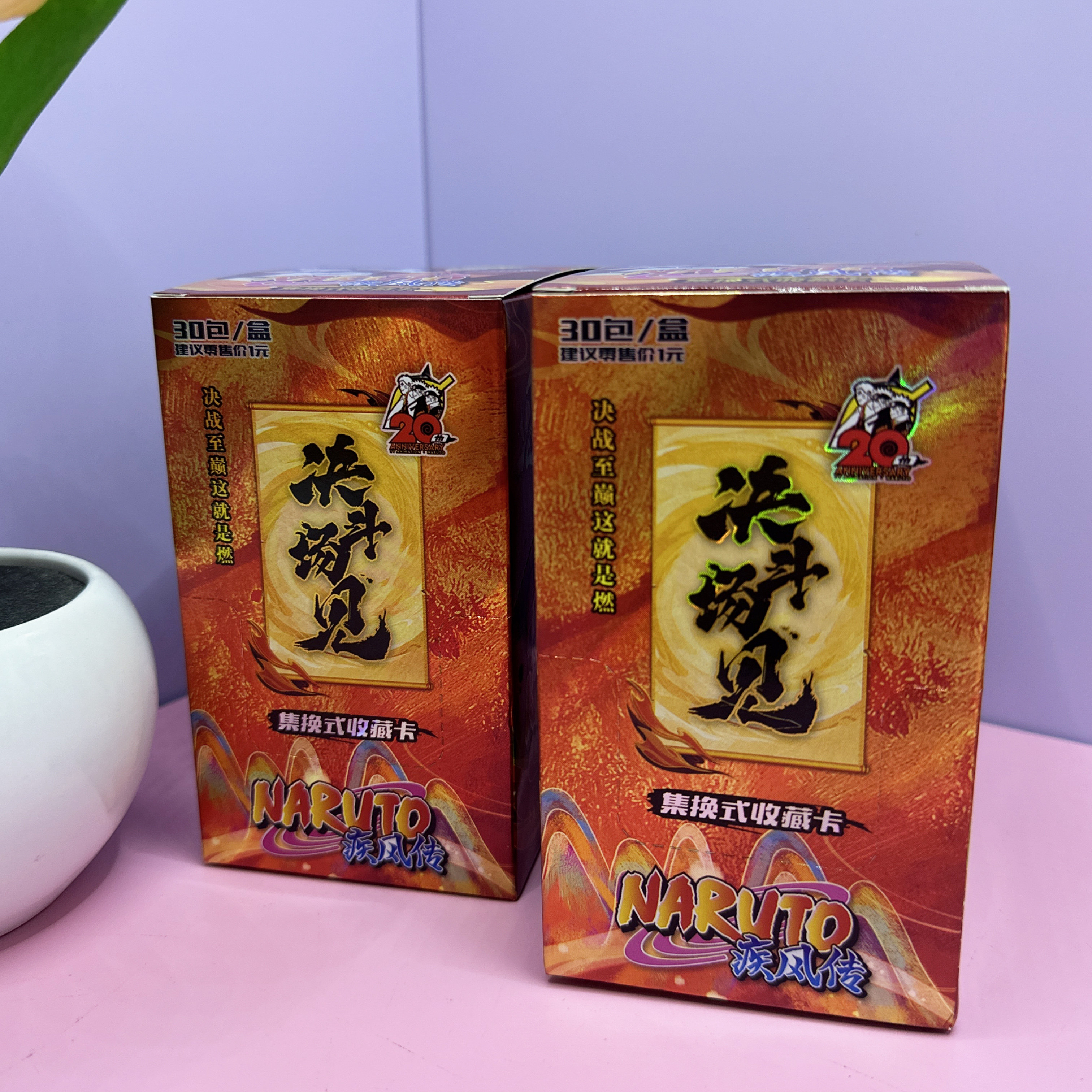 Целая коробка карточек Naruto Shippuden Коллекционная карточная настольная игра Аниме Маленькая карточная периферийная коробка для слепых карт AR Watergate Card pack