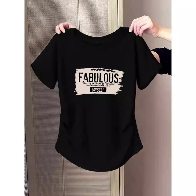 Подходит для толстых женских топов mm plus size, рубашек с низом, огромных красивых женских моделей 2026 года с короткими рукавами высокого класса.