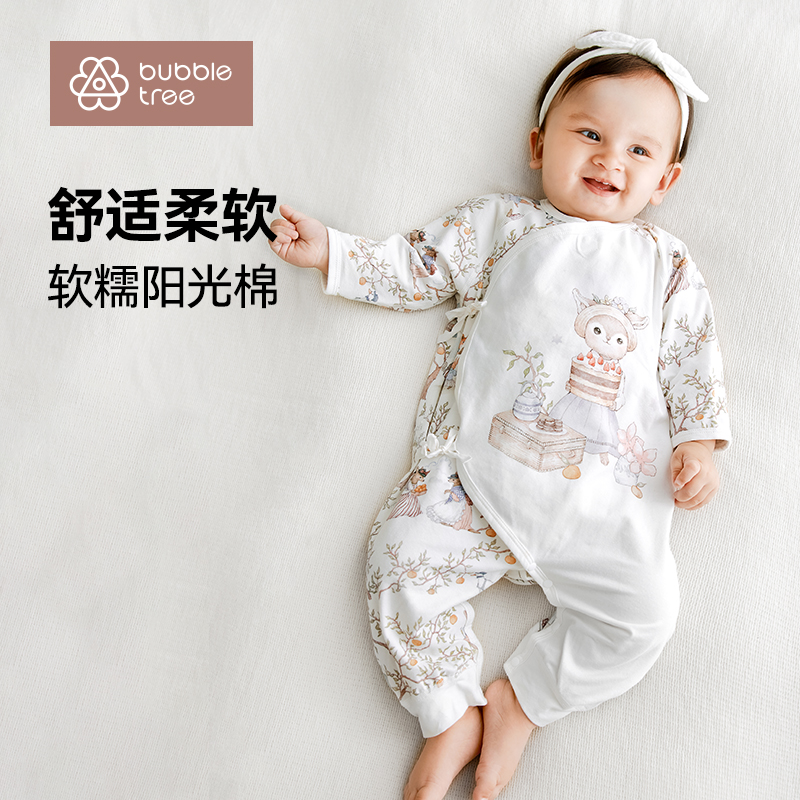 детская цельная осенняя одежда bubbletree baby, женское сокровище, ранняя осенняя одежда для младенцев и маленьких месячных новорожденных