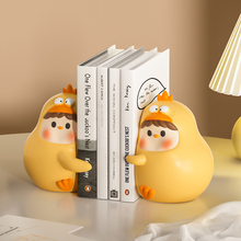 Home Decoration 12 Years Old Shop Decoration Cute Home Hugging Dundun Chicken Book Stand Desktop Decoration Small Jewelry Living Room Bedroom Wine Cabinet Gift