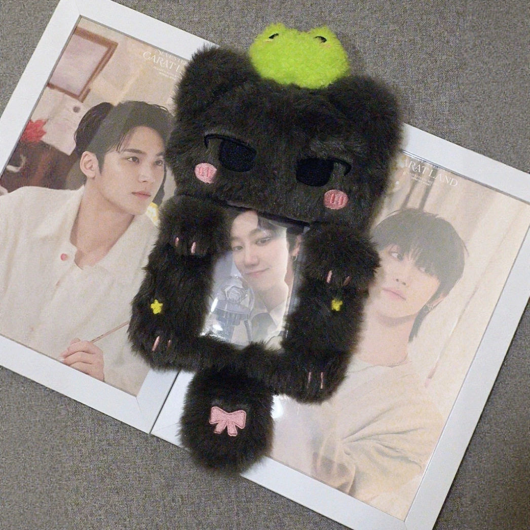 [luckPⅰg Original] 2024 New Animal Series High-Value Plush Card Holder Protector