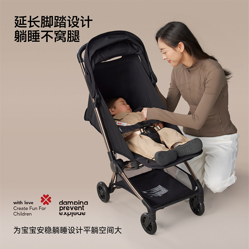 Карманная коляска Xiaohuzi TT, которая может сидеть и лежать ровно, детская коляска, прогулочный детский артефакт, складная и прогулочная коляска-интернат