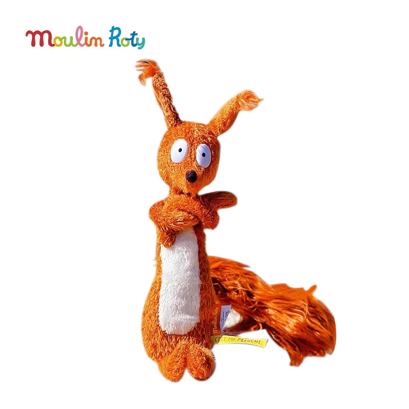 Французская плюшевая игрушка moulinroty Molanroty, успокаивающая кукла-белка Комацу, подарок на день рождения