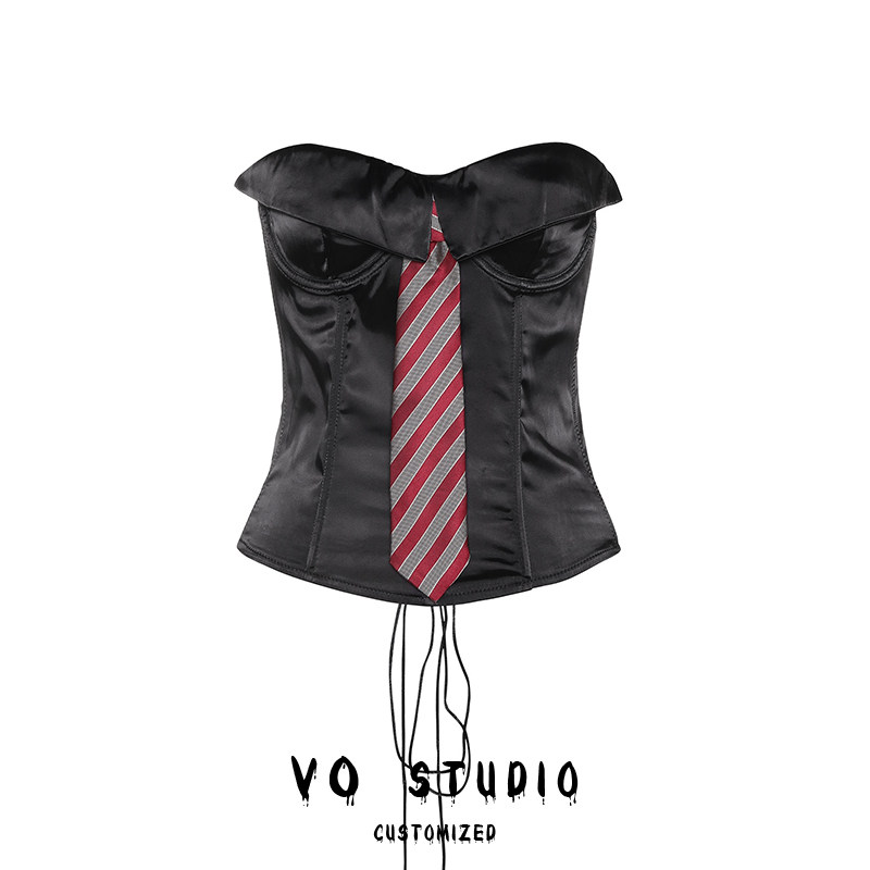 VOstudio Sexy Hot Girl with Tie Tie and Cutouts...