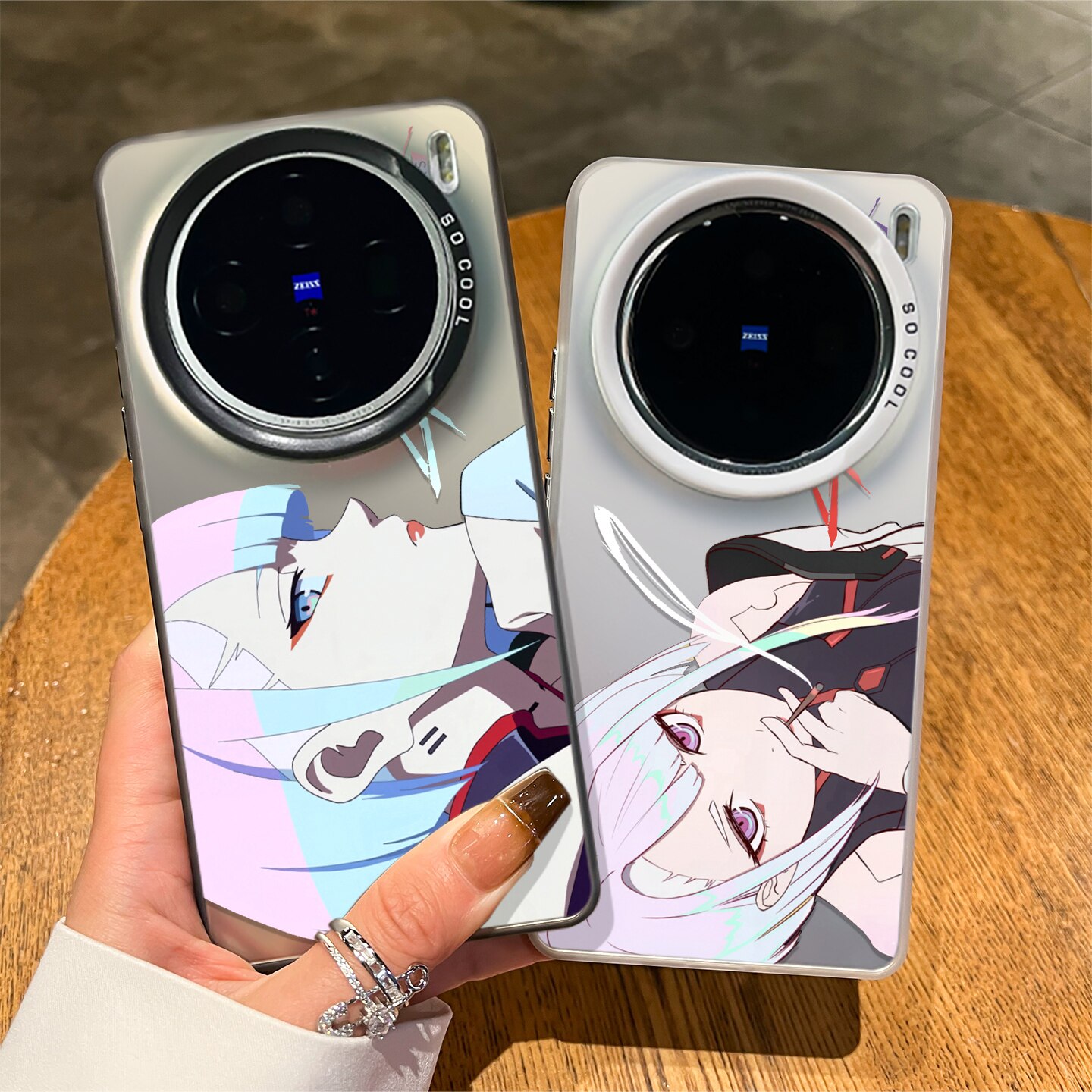 Tingzhen compatible VIVOX300 phone case, Cyberpunk landscape Lucy X200Pro, new unisex X100, popular X90, X80 laser-cut X70, high-grade X60 silicone Y500, drop-proof Ultra.