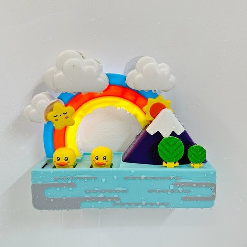 Радужная водная игрушка для игр в воде, утка