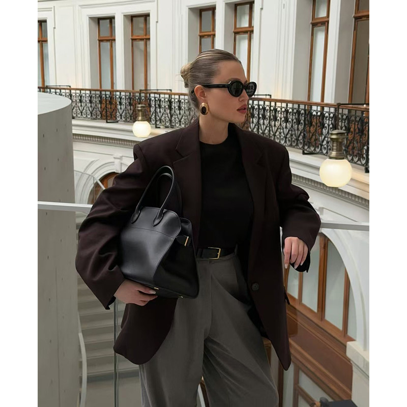 TR spot новая замшевая сумка Margaux15 tote bag рядная сумка женская сумка на запястье большой емкости