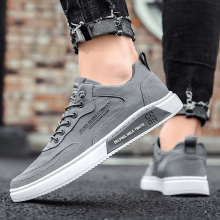 Breathable Canvas Korean Edition Trendy Low cut Comfortable