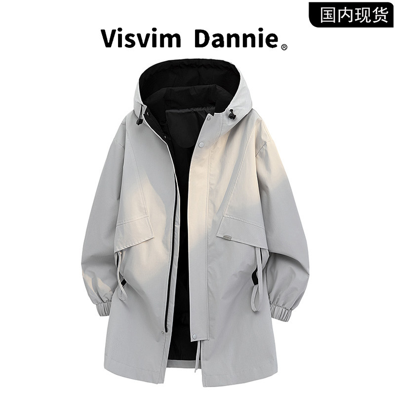 [Снятие со склада бренда] VISVIM DANNIE, осенне-зимняя ветровка средней длины, мужская куртка большого размера, куртка-пуховик