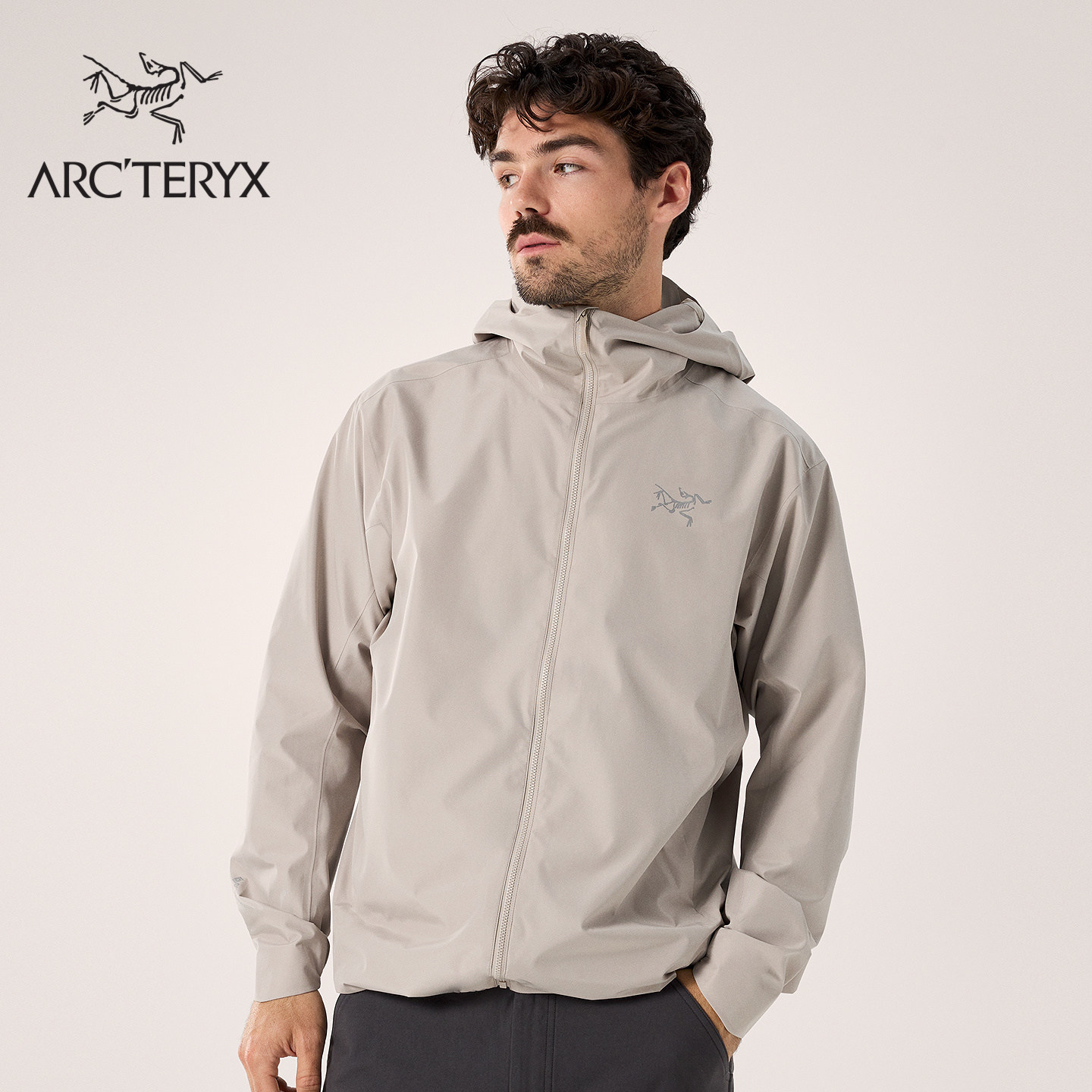 Ветрозащитная мужская куртка Soft Shell с капюшоном ARC'TERYX Archaeopteryx SOLANO