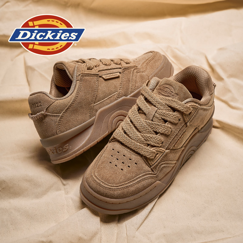 Мужская обувь Dickies bread; новинка 2026 года; летняя дышащая мужская обувь; кожаная обувь в стиле ретро; повседневные кроссовки для мужчин