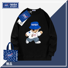 NASA Official New Spring and Autumn Round Neck Sweater for Men's Versatile Casual Couples Trendy Instagram Loose Versatile Coat