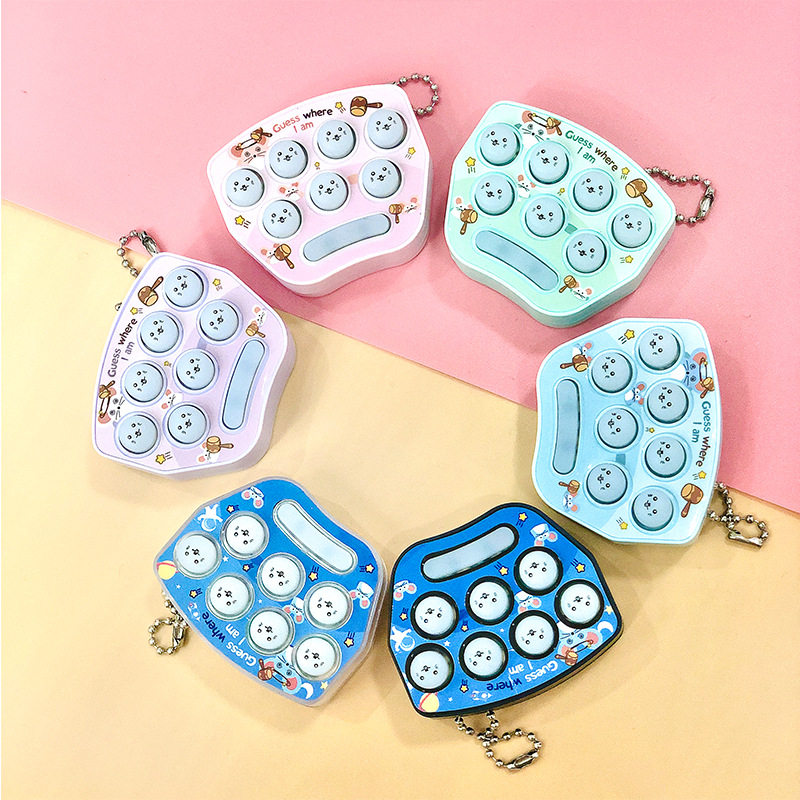 Мультяшный хомячок mini handheld hamster beat игровая приставка memory machine русская головоломка не режет глаза игрушке