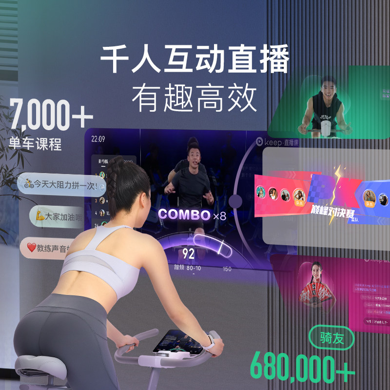 Продолжайте вращать велосипед mini/home fitness equipment для похудения без звука в помещении, занимаясь спортом на небольшом велотренажере