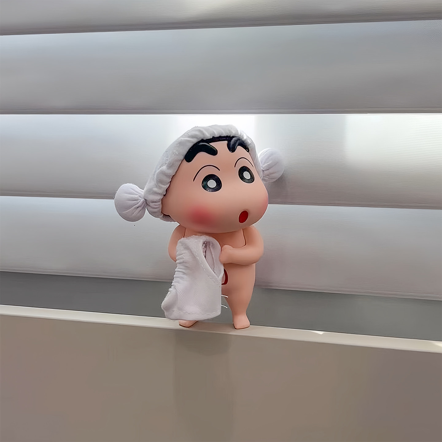 【Набор для купания Crayon Shin-chan】 Настольное украшение ручной работы, раковина для ванной комнаты, милый подарок для украшения