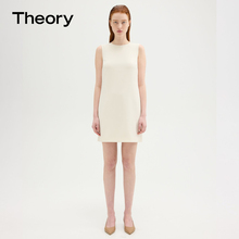 [Classic Continuation] Theory Women's Triacetate Blended Round Neck Sleeveless Dress J1109608