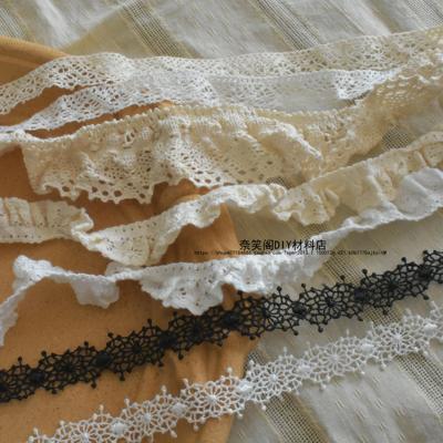 taobao agent 细线棉线蕾丝服装辅料 手工diy 婚纱礼服花边满包邮