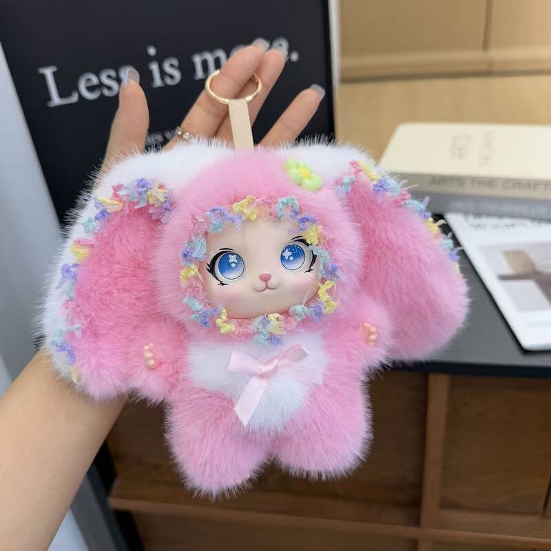 Lori Rabbit cat sense взрывной ушастый кролик Флора кружевная плюшевая подвеска Лабрадор взрывная кукла