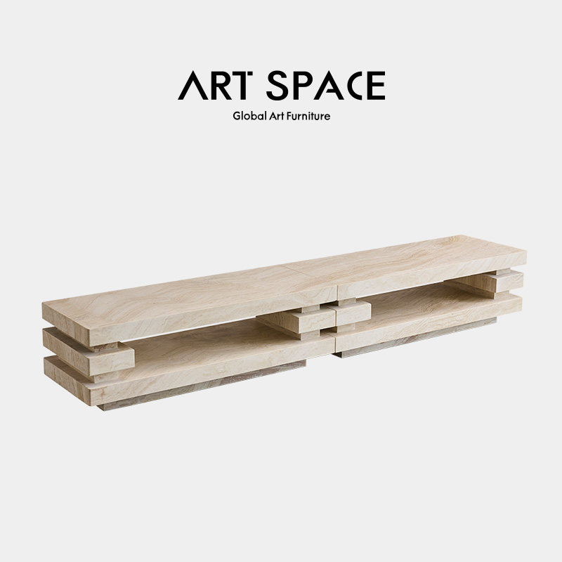 Тщательно подобранная Каррарская итальянская минималистичная белая пещера из натурального камня с ТВ-шкафом от пола до потолка в сочетании с дизайнерской гостиной дома