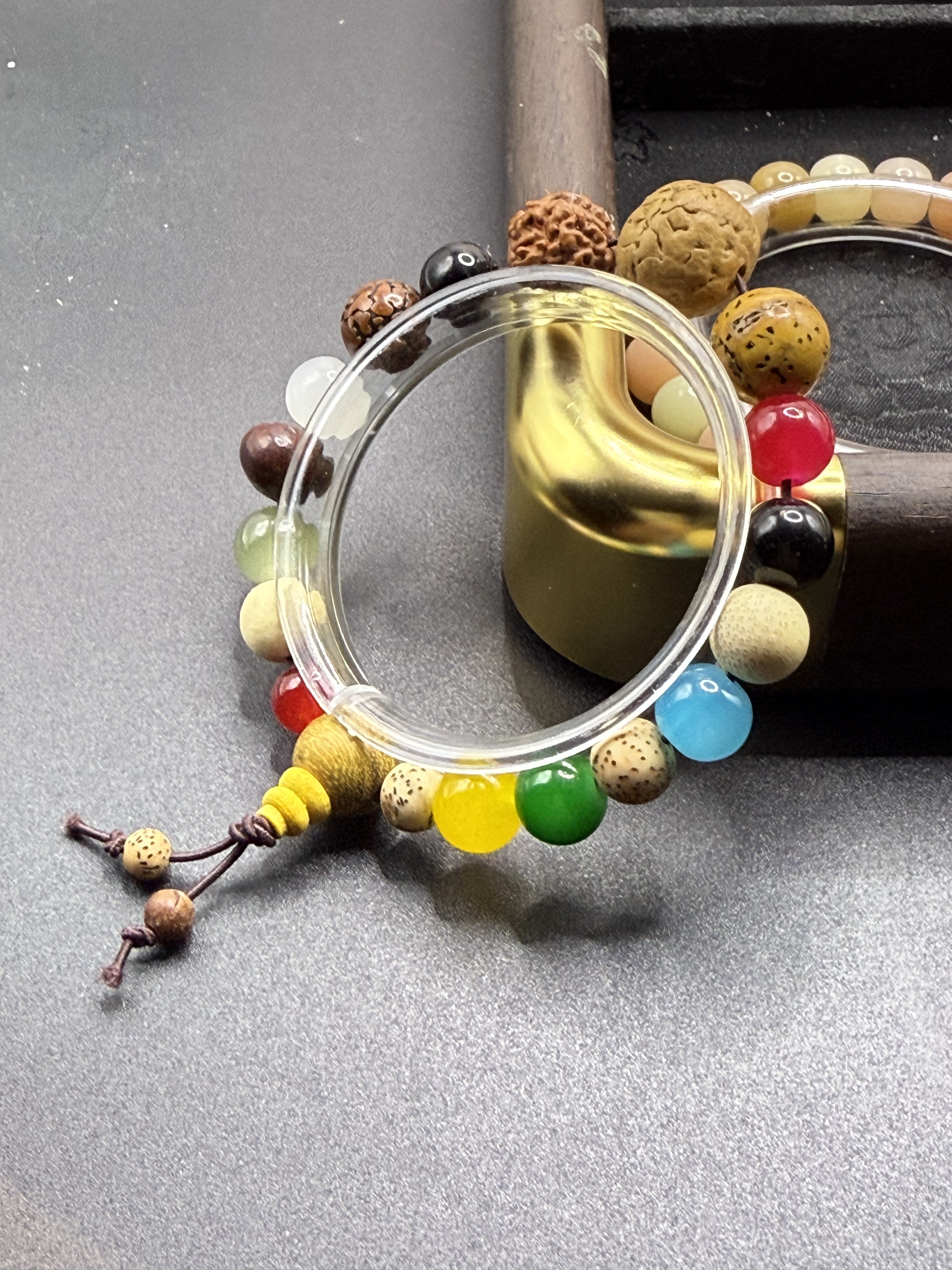 Новая пластина для четок с восемнадцатью семенами сочетается с красочными браслетами, нишевым дизайном в китайском стиле, ретро-браслетами на удачу от производителей