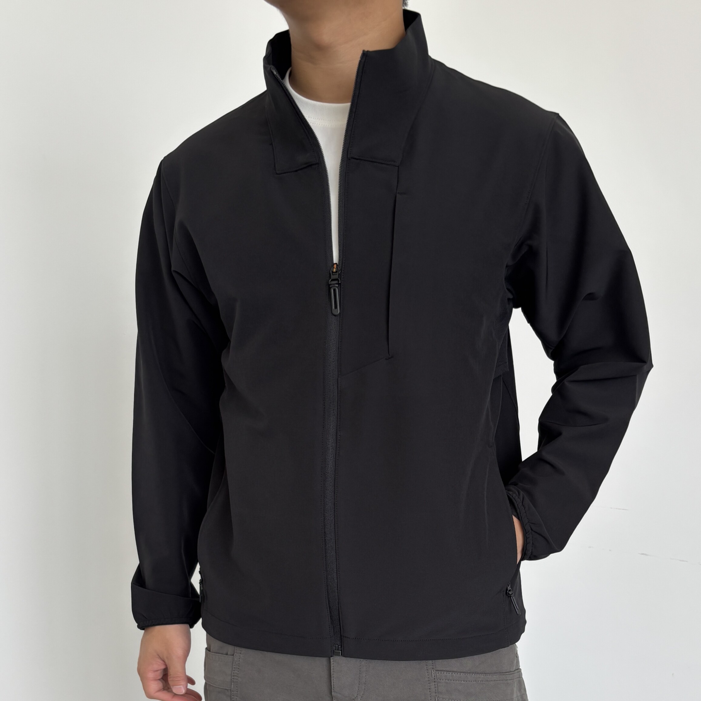 Американская куртка Sojourn soft shell в том же стиле, что и американская, новая куртка-стойка с воротником-стойкой для отдыха, спортивная куртка на открытом воздухе, мужская весенне-осенняя