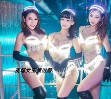 Bikini Three Year Old Shop Eight Colors Bikini Nightclub Queen Performance Costume Technology Luminous Wings Illusionary Women Gogo Nightclub Bar DS Dance Costume