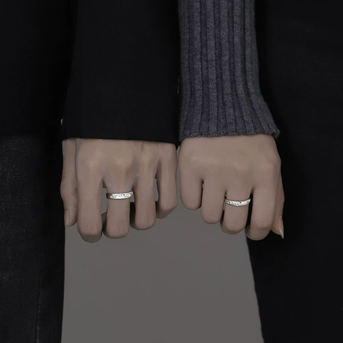 Горы и пары с парой против 999 -футового серебряного кольца Женский подруг день рождения 520 ДОМЕМОРТАТИЕ ДИРАТЫ ДОБАВИТЬ