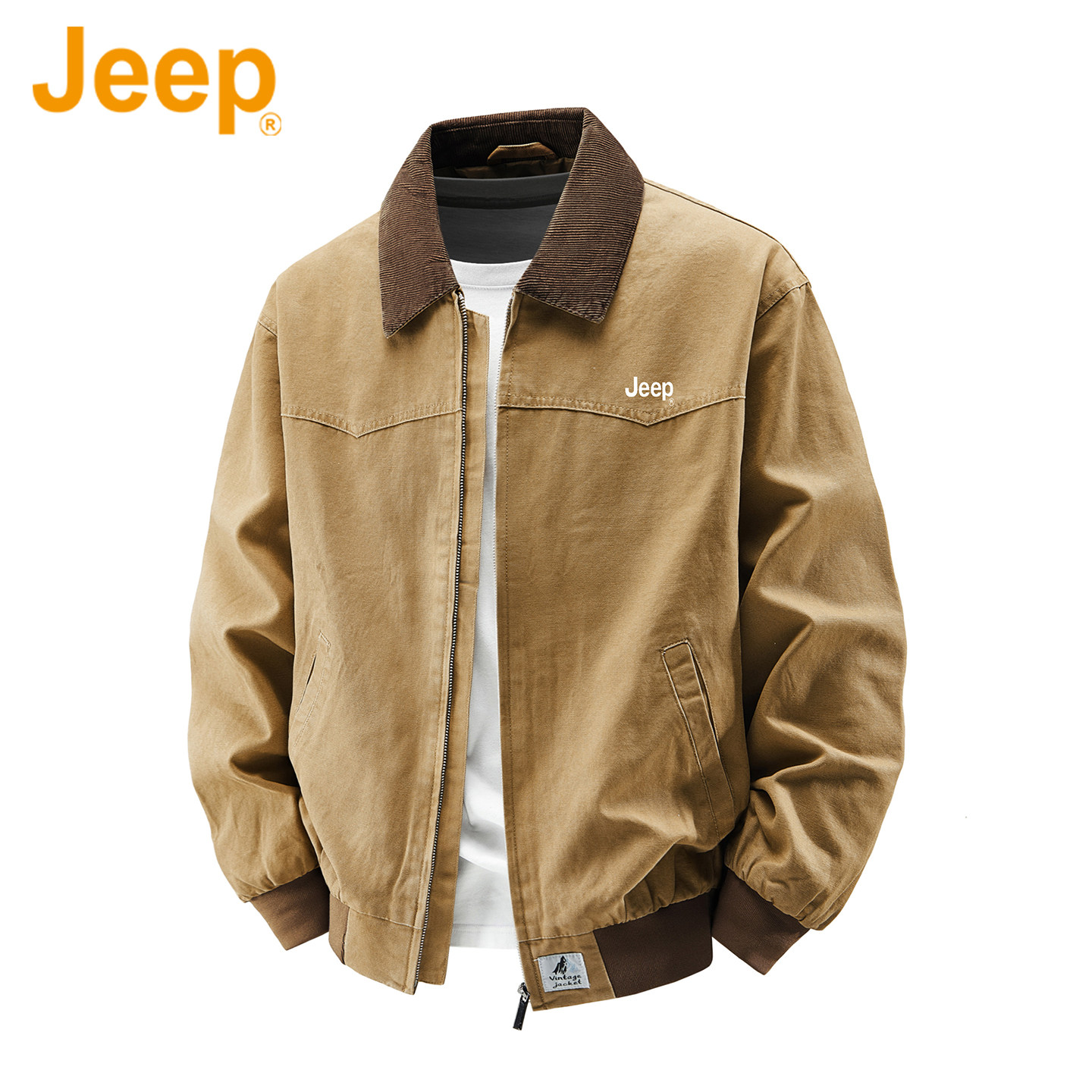 Весенне-осенняя мужская куртка JEEP Jeep American tooling jacket в новом стиле...
