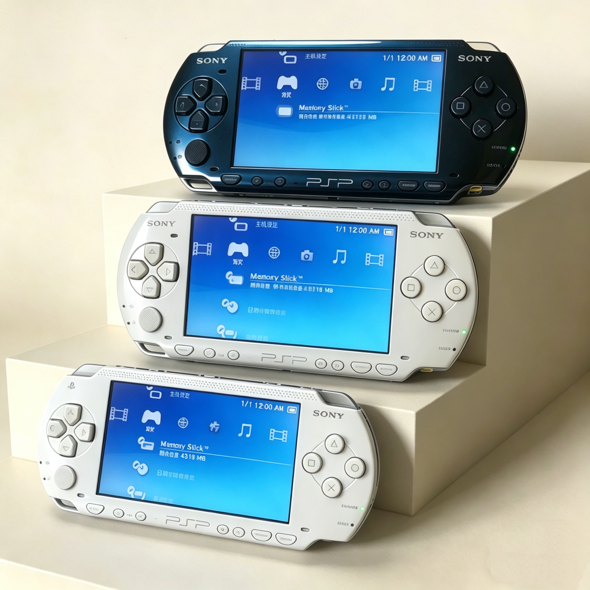 Портативная игровая консоль Sony original PSP1000 2000 3000 model nostalgic arcade FC MD GBA