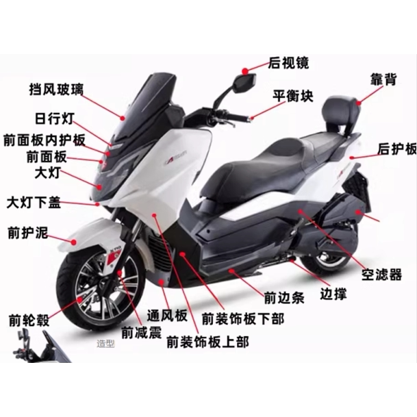 Tairong TR150T Chuanling 150T10 аксессуары для мотоциклов передняя накладка на брызговик передняя панель кромка лобового стекла