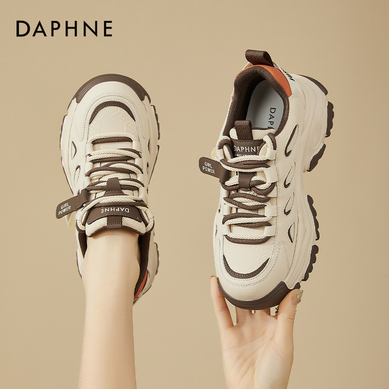 Женская обувь Daphne daddy; новинка 2026 года; летняя женская обувь; повседневная обувь на толстой подошве; взрывная обувь; спортивная обувь