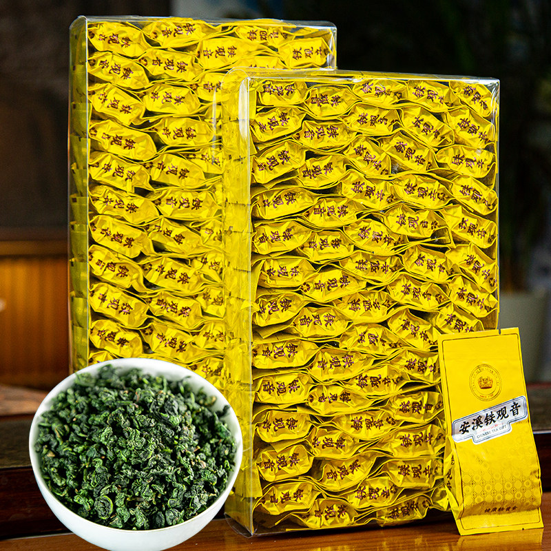 Аутентичный чай Anxi Tieguanyin 2026 с новым ароматом Альпийской орхидеи, устойчивый к пенообразованию и подслащиванию, в небольшой пузырчатой упаковке.