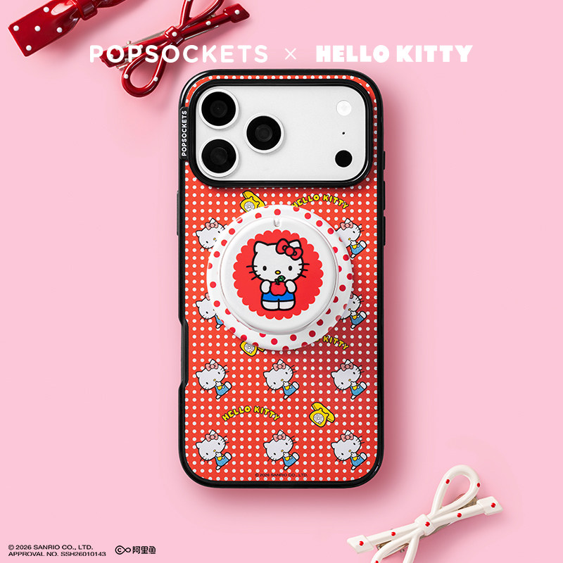 [Hello Kitty и друзья] PopSockets Шоу мыльных пузырей Xhello Kitty Серия магнитных подушек безопасности для мобильных телефонов Apple iPhone18/17ProMax/Pro