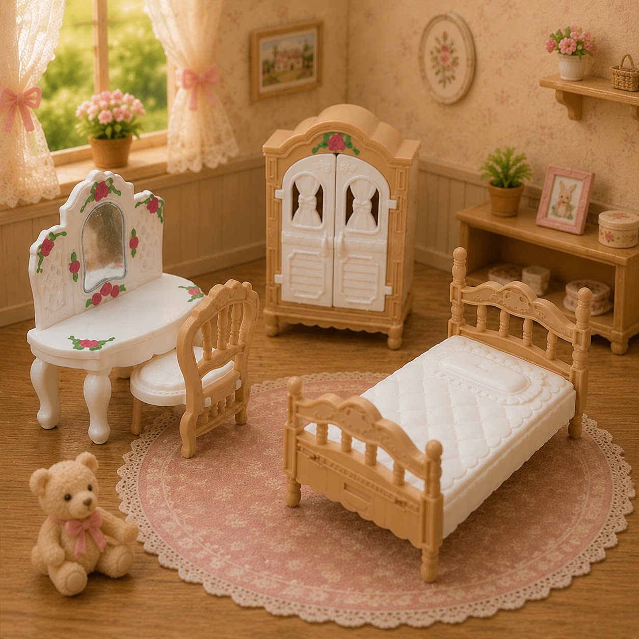 Набор мебели мечты play house toy из 37 предметов, набор для взаимодействия родителей и ребенка, мини-модель дома, подарок для девочки