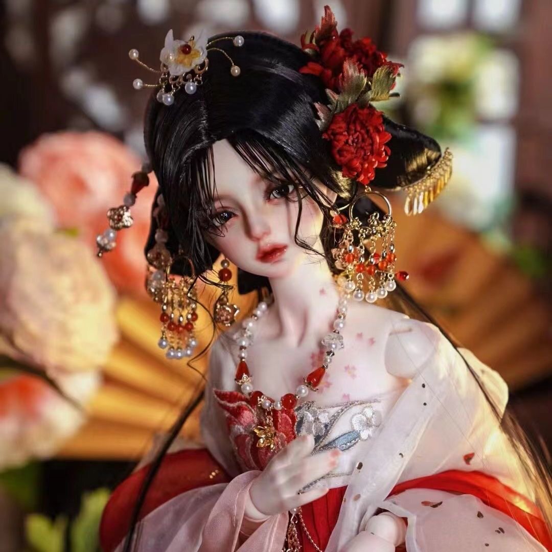 Национальный стиль bjd кукольный костюм Hanfu принцесса девочка игрушка совместное подвижное украшение для игр в стиле tide blind box коллекция подарков