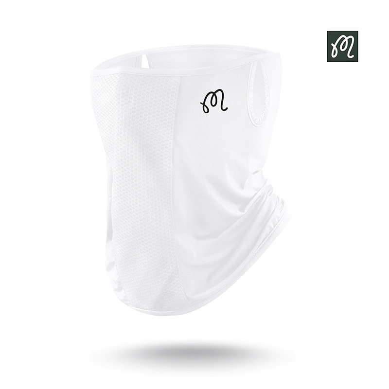 【Перекрестное зеркало】 M Golf ice silk mask мужская и женская эластичная дышащая нагрудная маска для лица с защитой от ультрафиолета